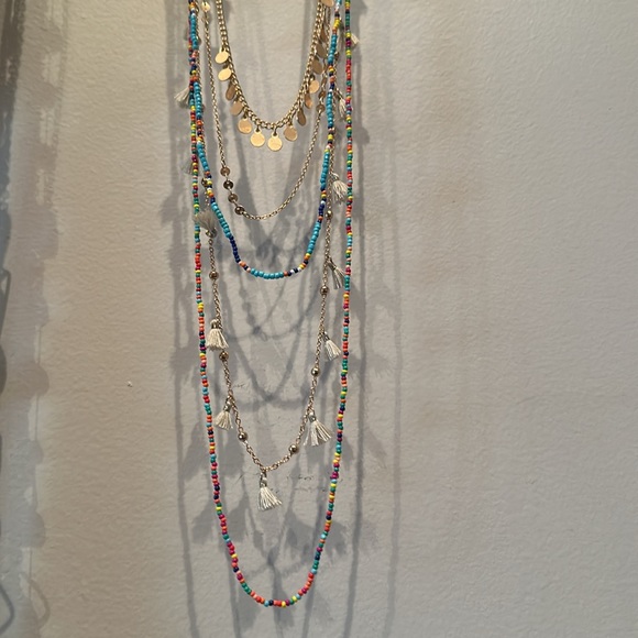 5 strand necklace. NWOT - Picture 2 of 5